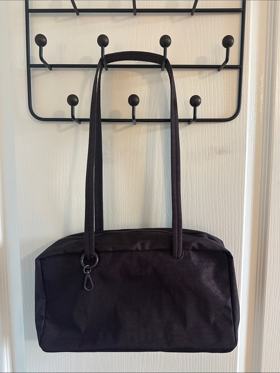 BAGGU Handbags - Baggu - Nylon Bowler Bag in Chocolate Plum